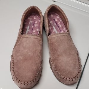 Skechers slip-on loafers.